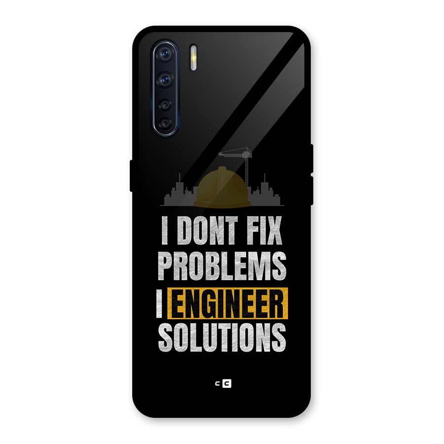 Engineer Solutions Glass Back Case for Oppo F15