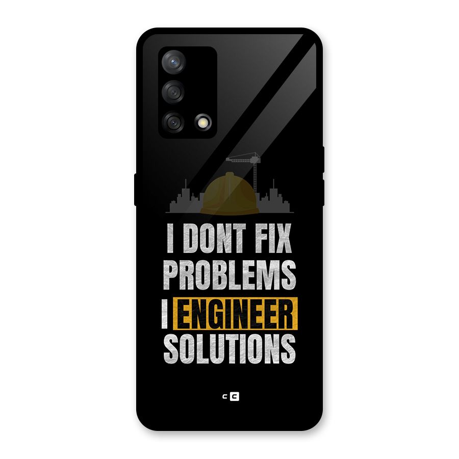 Engineer Solutions Glass Back Case for Oppo F19s