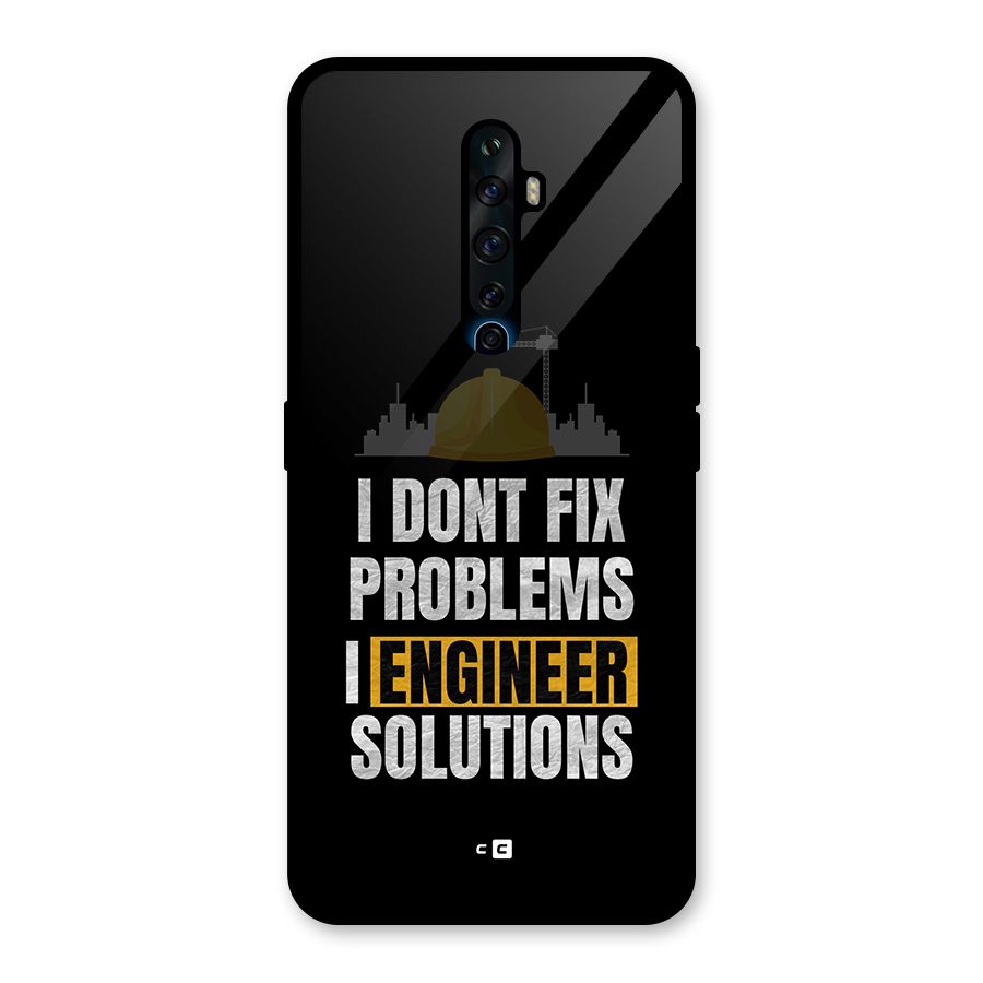 Engineer Solutions Glass Back Case for Oppo Reno2 Z