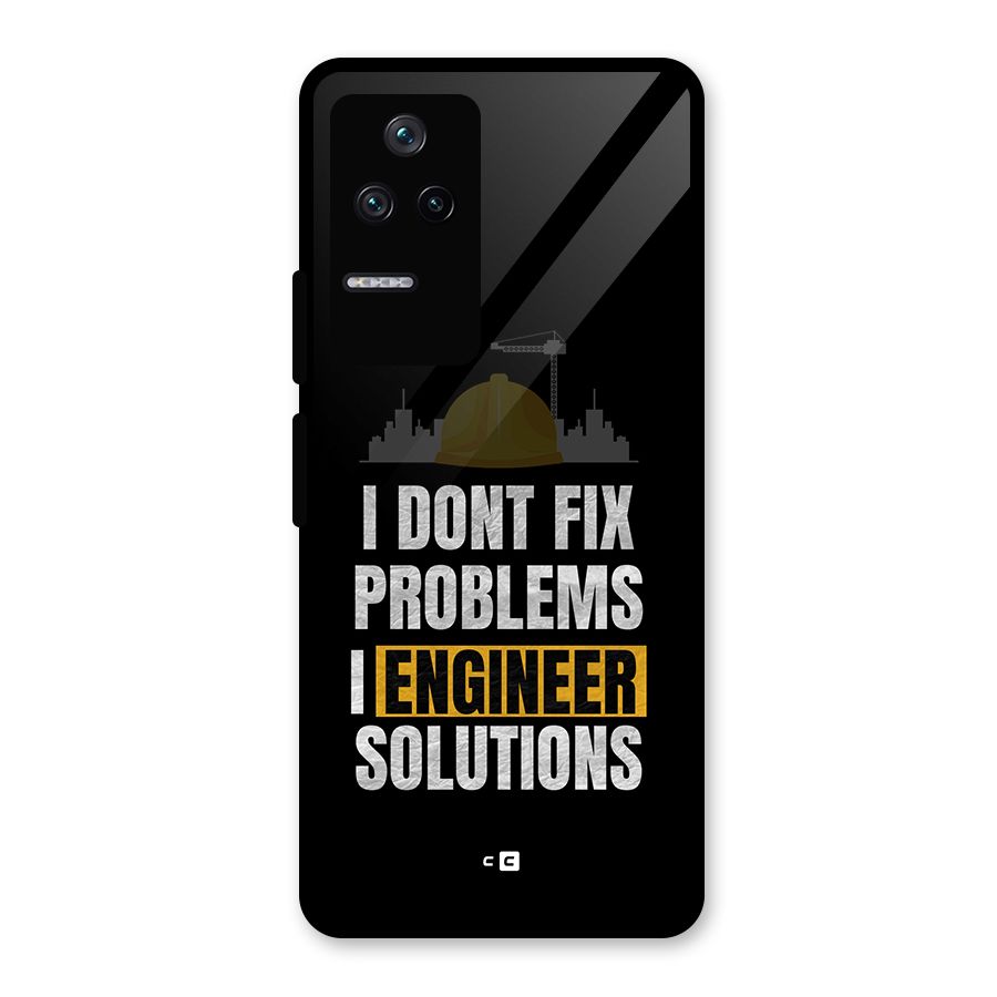 Engineer Solutions Glass Back Case for Poco F4 5G