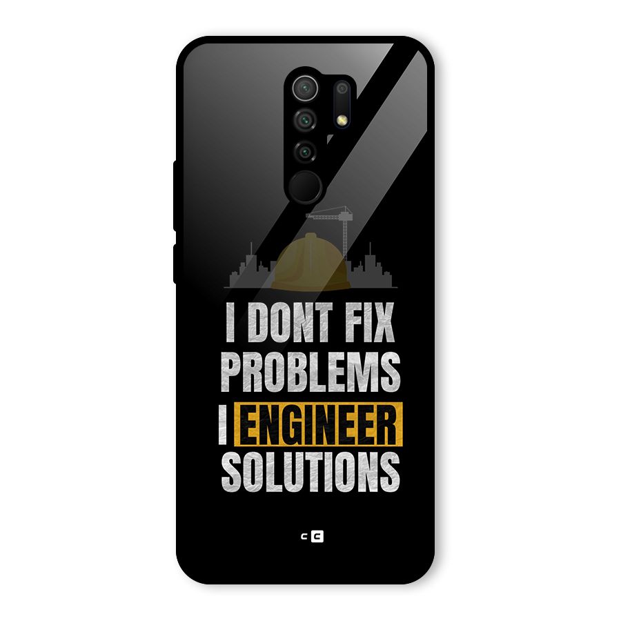 Engineer Solutions Glass Back Case for Poco M2