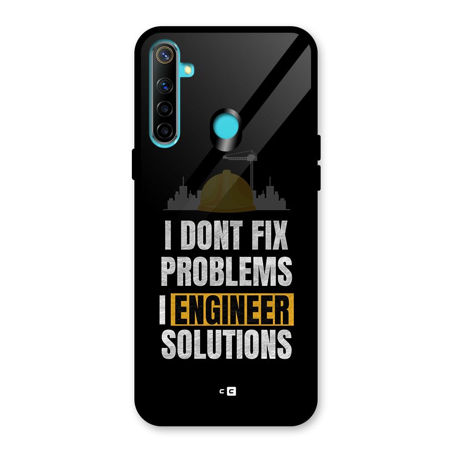 Engineer Solutions Glass Back Case for Realme 5i