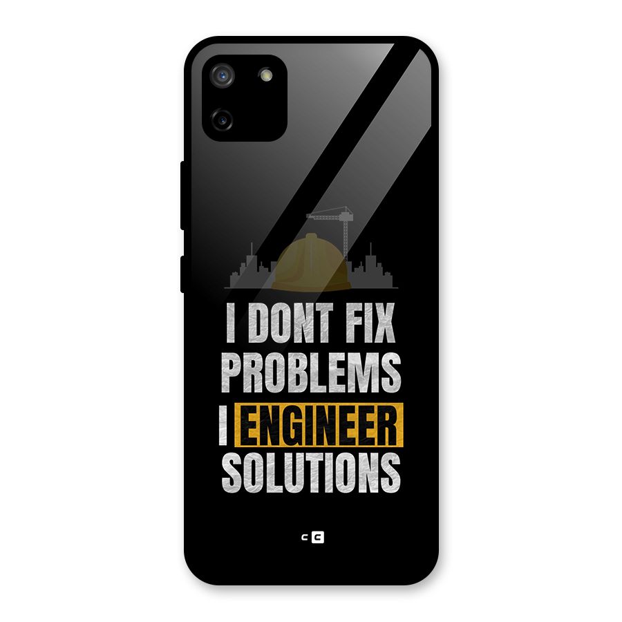 Engineer Solutions Glass Back Case for Realme C11