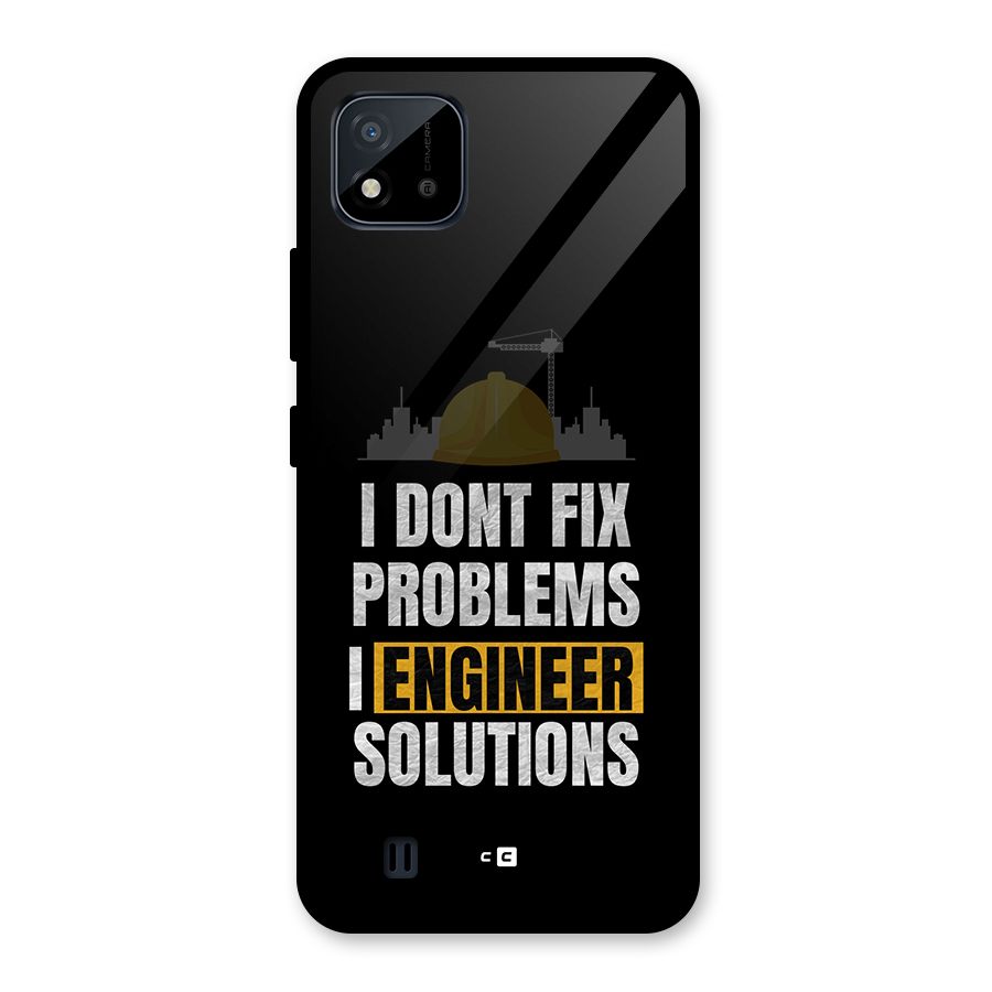 Engineer Solutions Glass Back Case for Realme C11 2021
