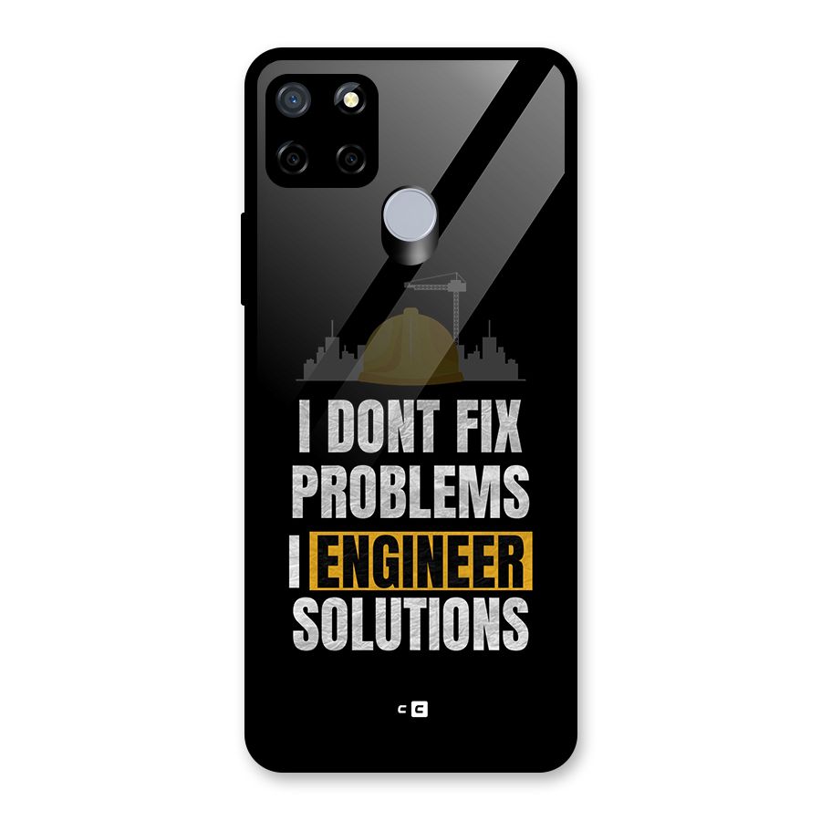 Engineer Solutions Glass Back Case for Realme C12