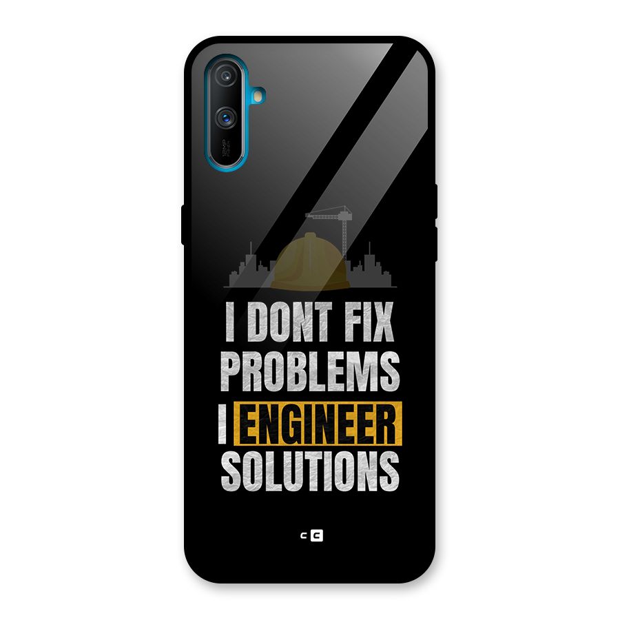 Engineer Solutions Glass Back Case for Realme C3
