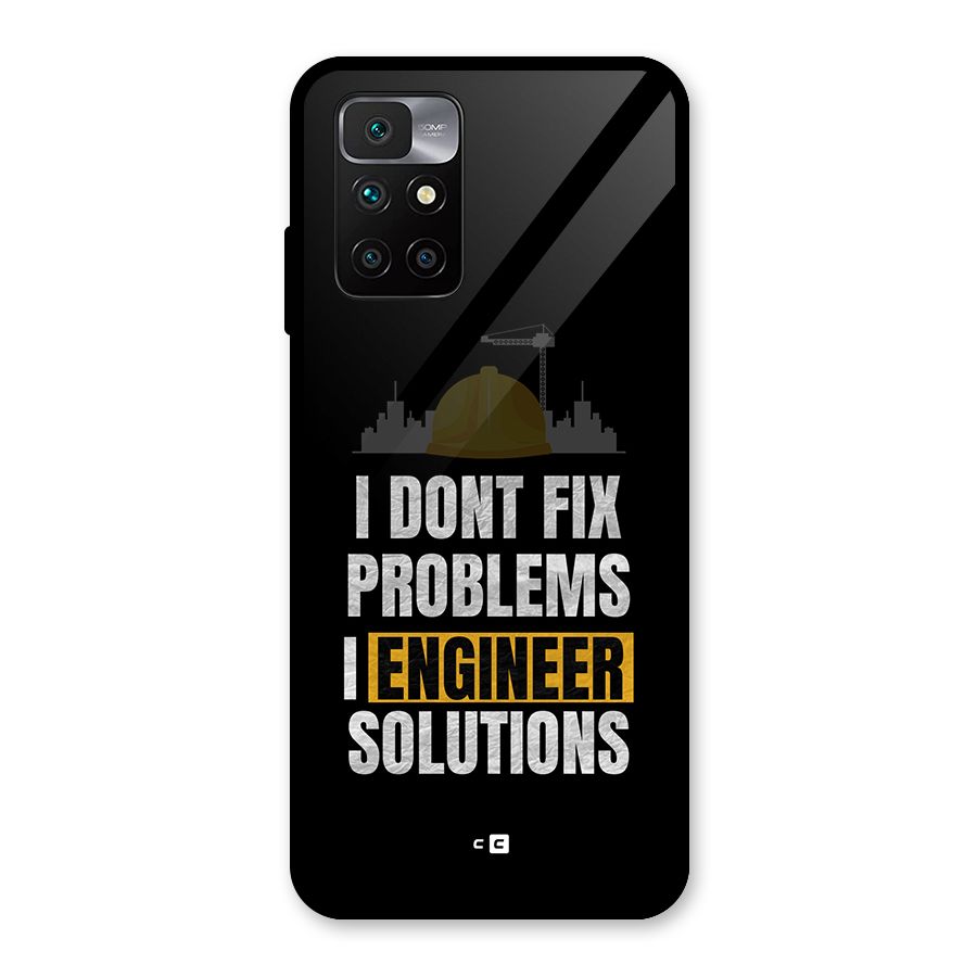 Engineer Solutions Glass Back Case for Redmi 10 Prime