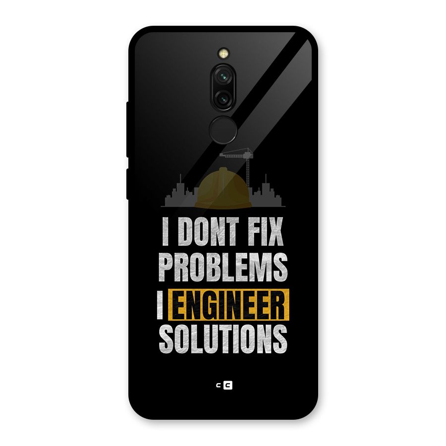 Engineer Solutions Glass Back Case for Redmi 8