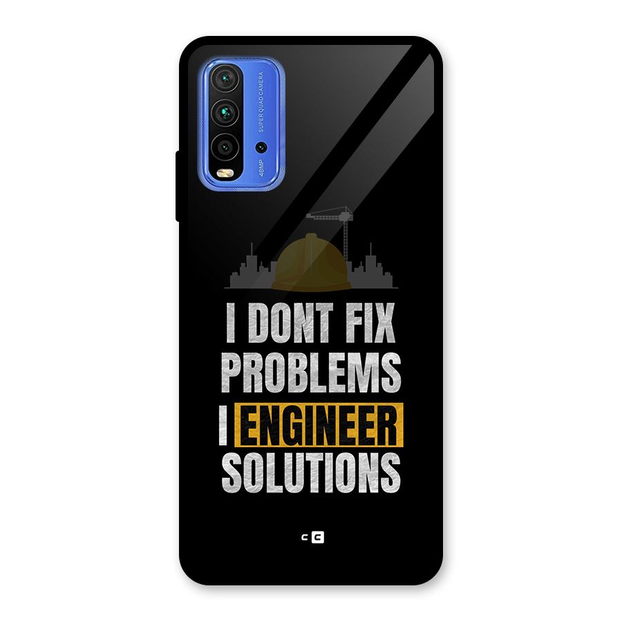 Engineer Solutions Glass Back Case for Redmi 9 Power