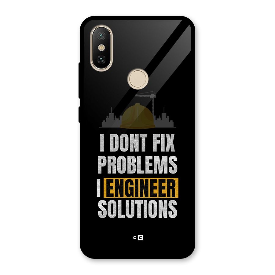 Engineer Solutions Glass Back Case for Redmi A2