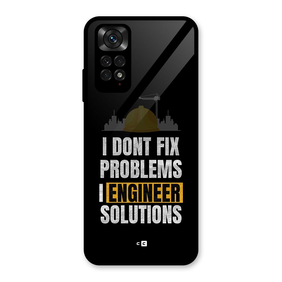 Engineer Solutions Glass Back Case for Redmi Note 11S