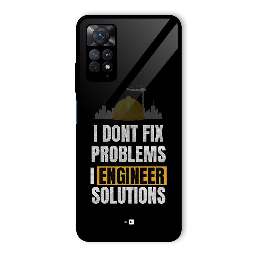 Engineer Solutions Glass Back Case for Redmi Note 11 Pro