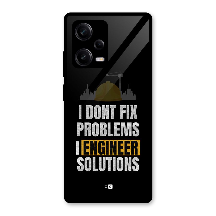 Engineer Solutions Glass Back Case for Redmi Note 12 Pro