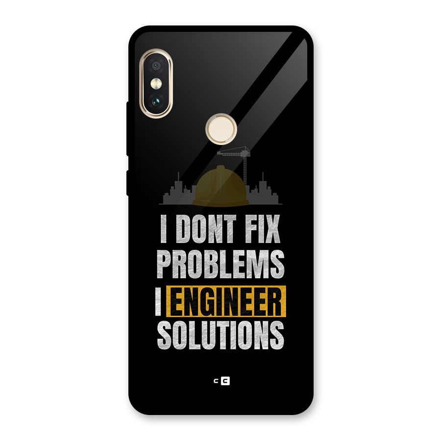 Engineer Solutions Glass Back Case for Redmi Note 5 Pro