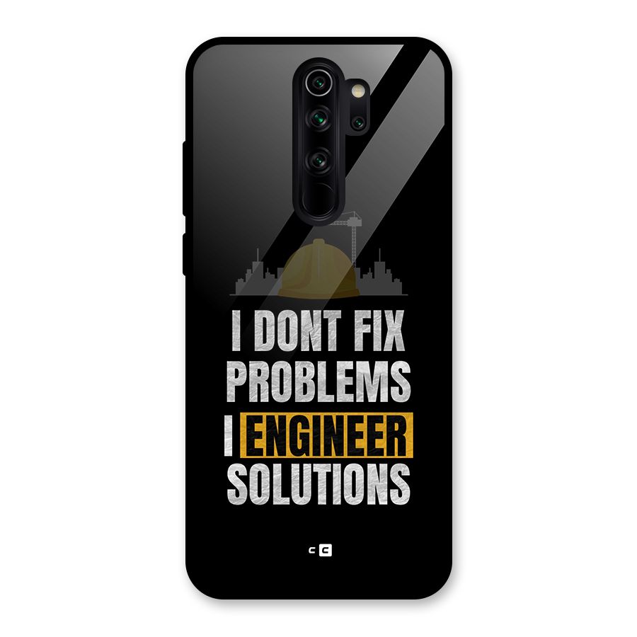 Engineer Solutions Glass Back Case for Redmi Note 8 Pro