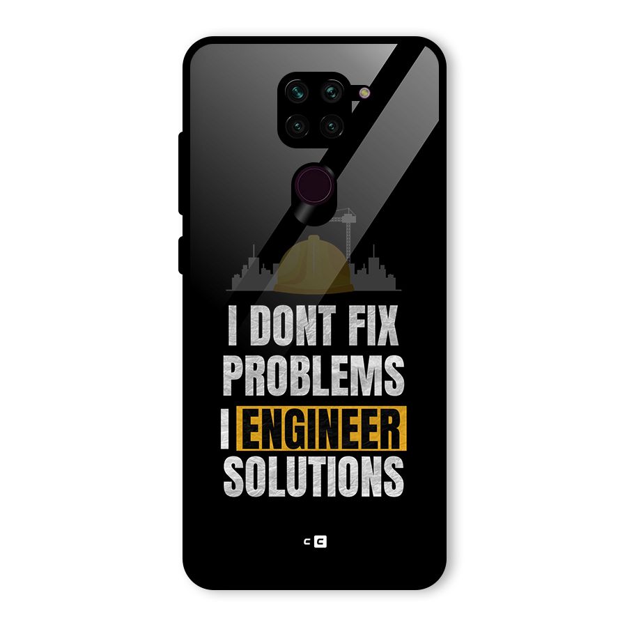 Engineer Solutions Glass Back Case for Redmi Note 9