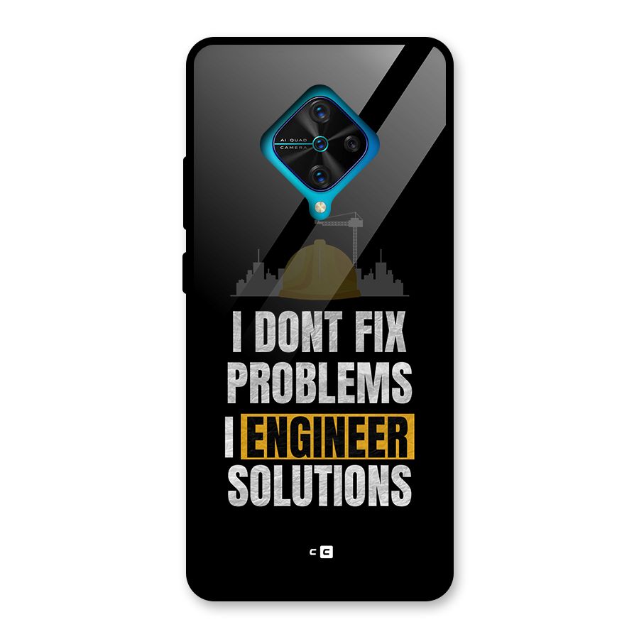 Engineer Solutions Glass Back Case for Vivo S1 Pro