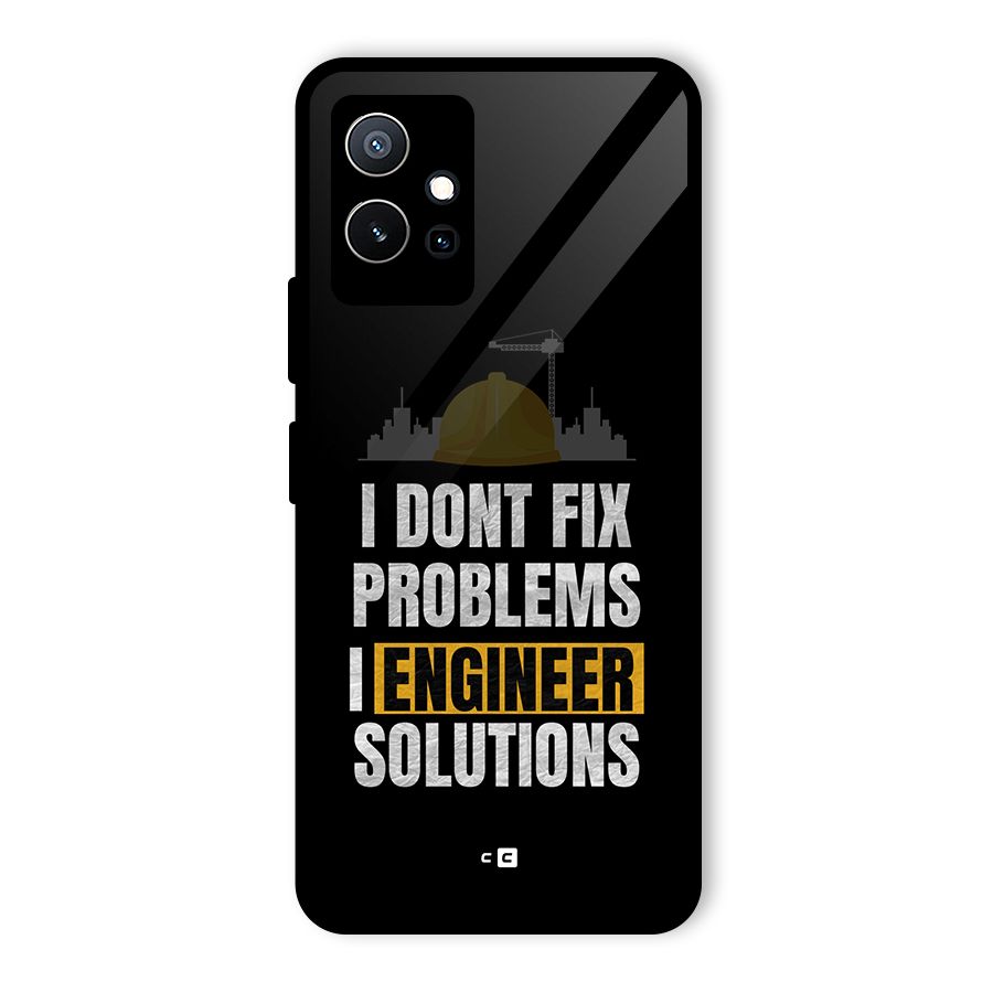 Engineer Solutions Glass Back Case for Vivo T1 5G