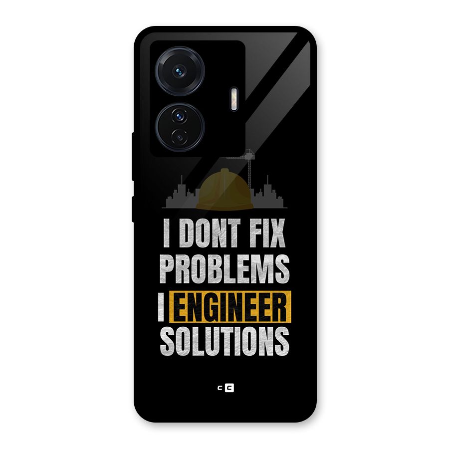 Engineer Solutions Glass Back Case for Vivo T1 Pro