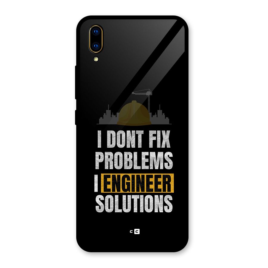 Engineer Solutions Glass Back Case for Vivo V11 Pro