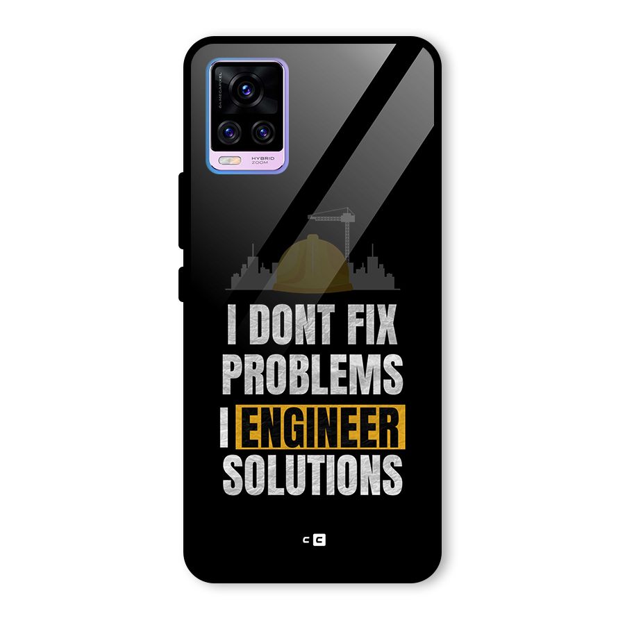 Engineer Solutions Glass Back Case for Vivo V20 Pro