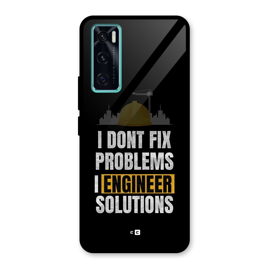 Engineer Solutions Glass Back Case for Vivo V20 SE