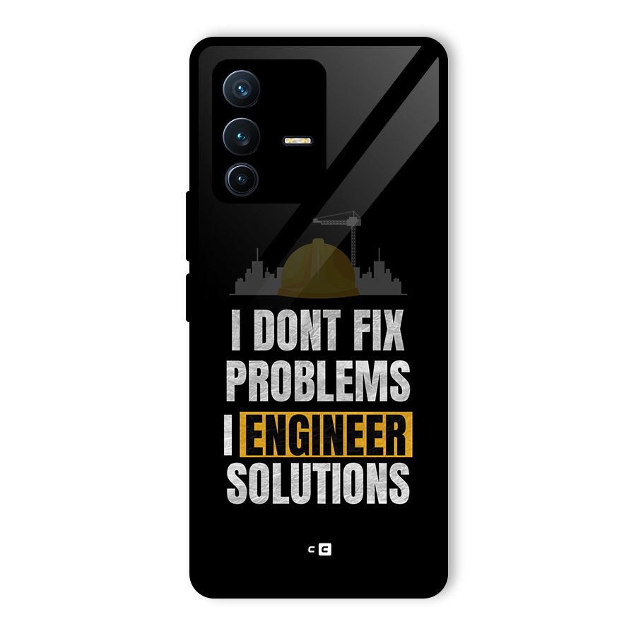 Engineer Solutions Glass Back Case for Vivo V23 Pro