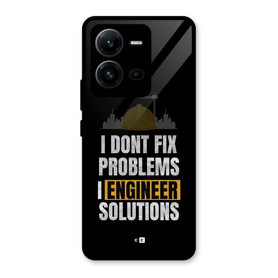 Engineer Solutions Glass Back Case for Vivo V25