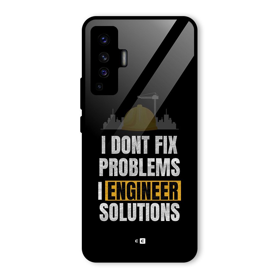 Engineer Solutions Glass Back Case for Vivo X50