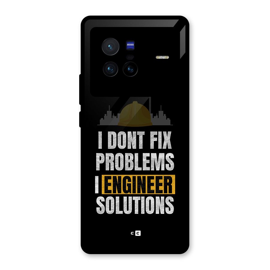 Engineer Solutions Glass Back Case for Vivo X80