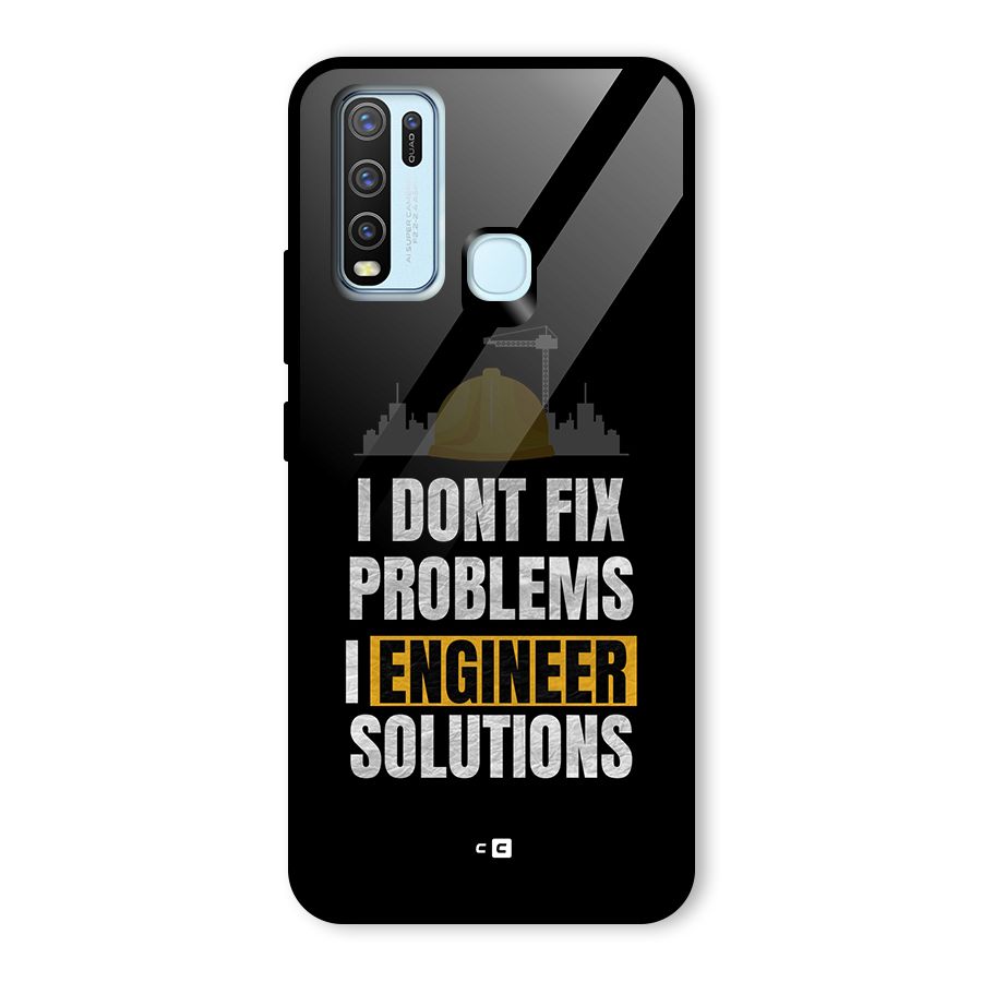 Engineer Solutions Glass Back Case for Vivo Y50