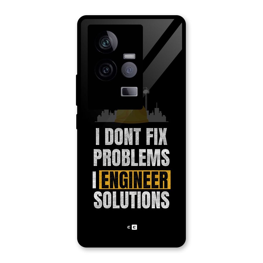 Engineer Solutions Glass Back Case for Vivo iQOO 11 5G