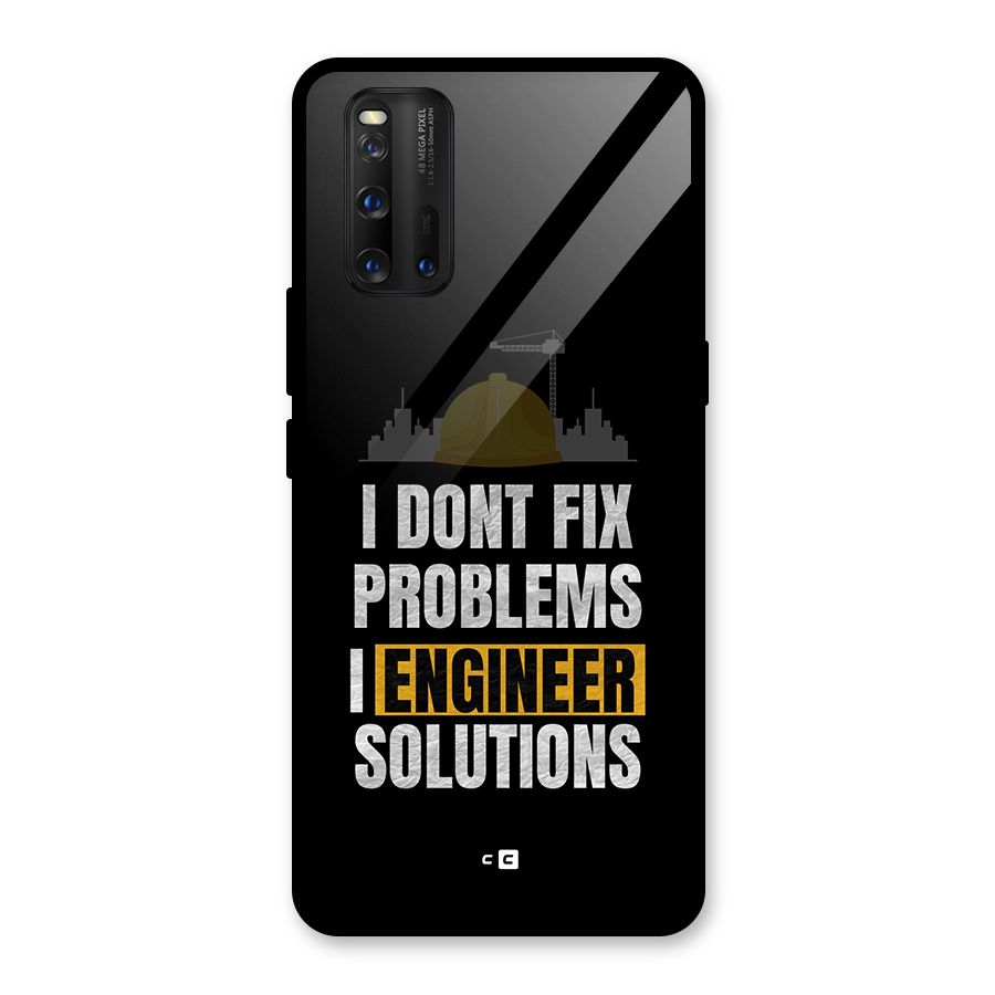 Engineer Solutions Glass Back Case for Vivo iQOO 3