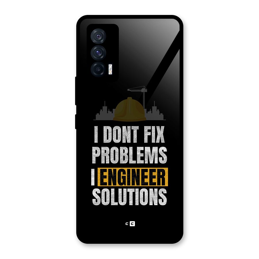 Engineer Solutions Glass Back Case for Vivo iQOO 7 5G