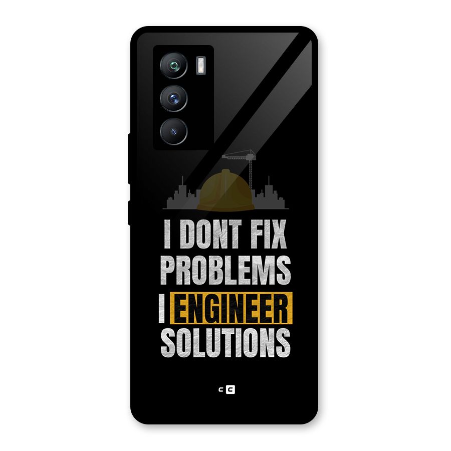 Engineer Solutions Glass Back Case for Vivo iQOO 9 SE