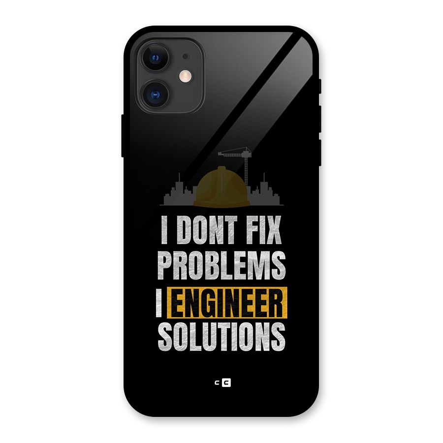 Engineer Solutions Glass Back Case for iPhone 11