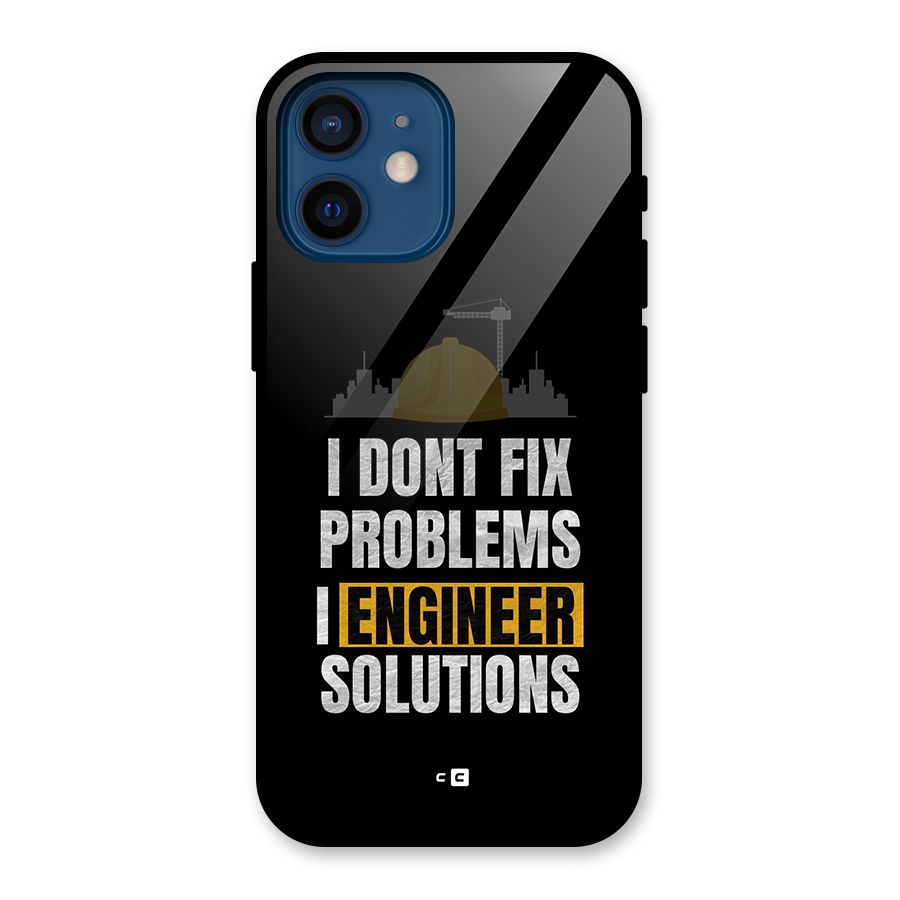 Engineer Solutions Glass Back Case for iPhone 12 Mini