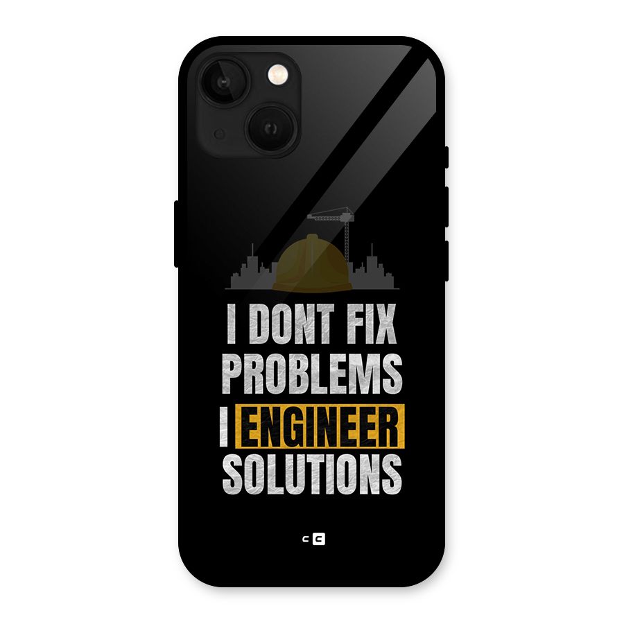 Engineer Solutions Glass Back Case for iPhone 13