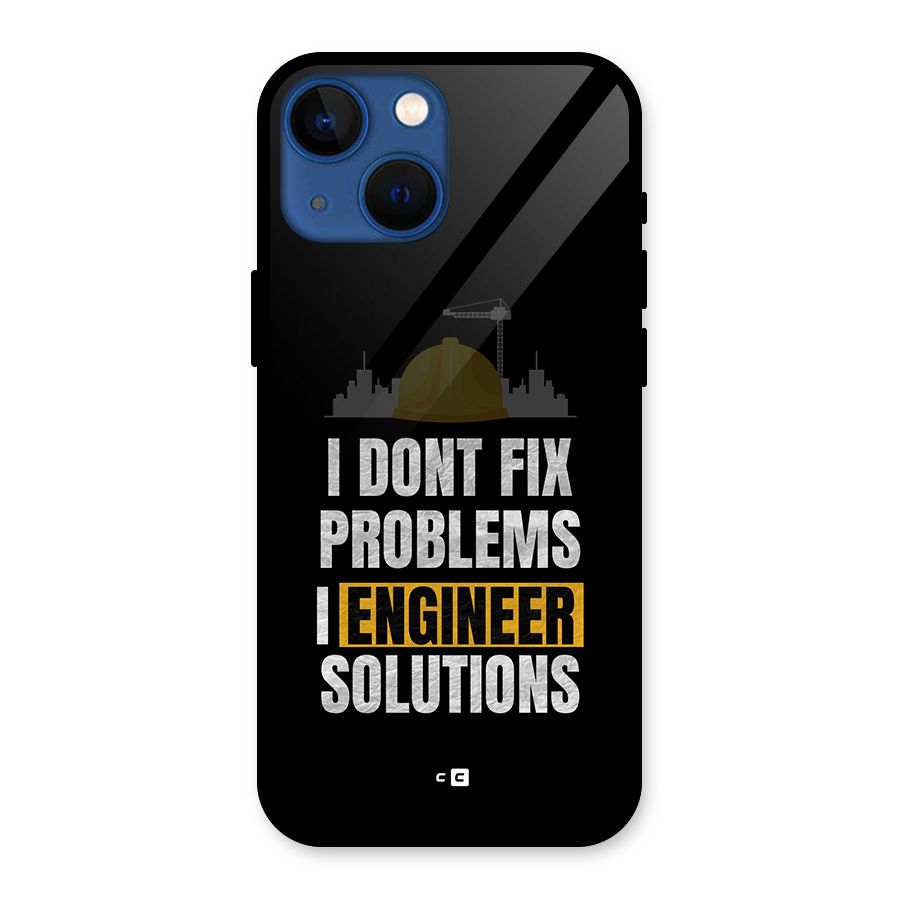 Engineer Solutions Glass Back Case for iPhone 13 Mini