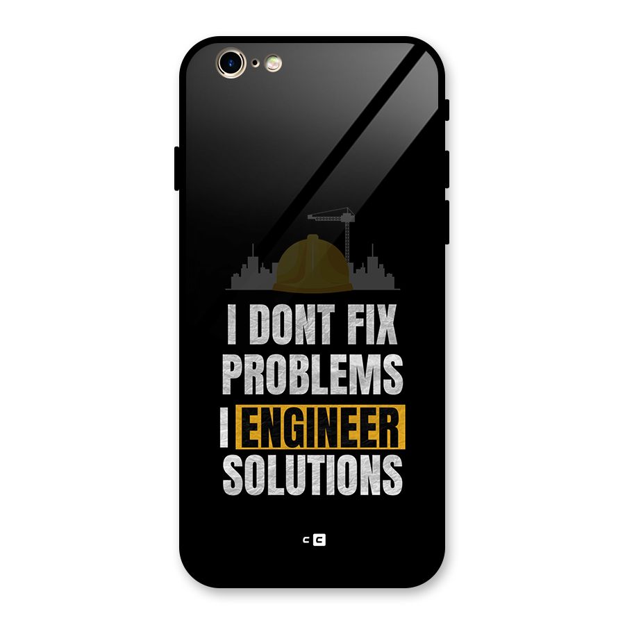 Engineer Solutions Glass Back Case for iPhone 6 6S
