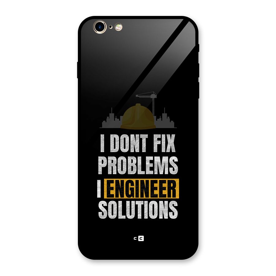 Engineer Solutions Glass Back Case for iPhone 6 Plus 6S Plus