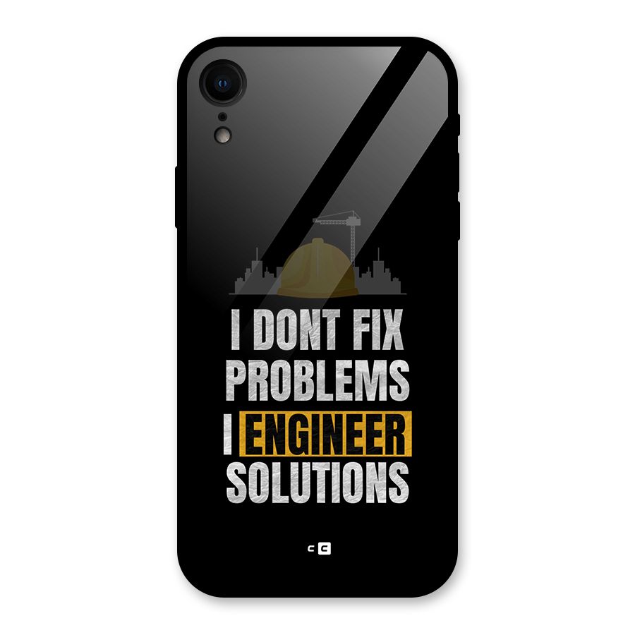 Engineer Solutions Glass Back Case for iPhone XR