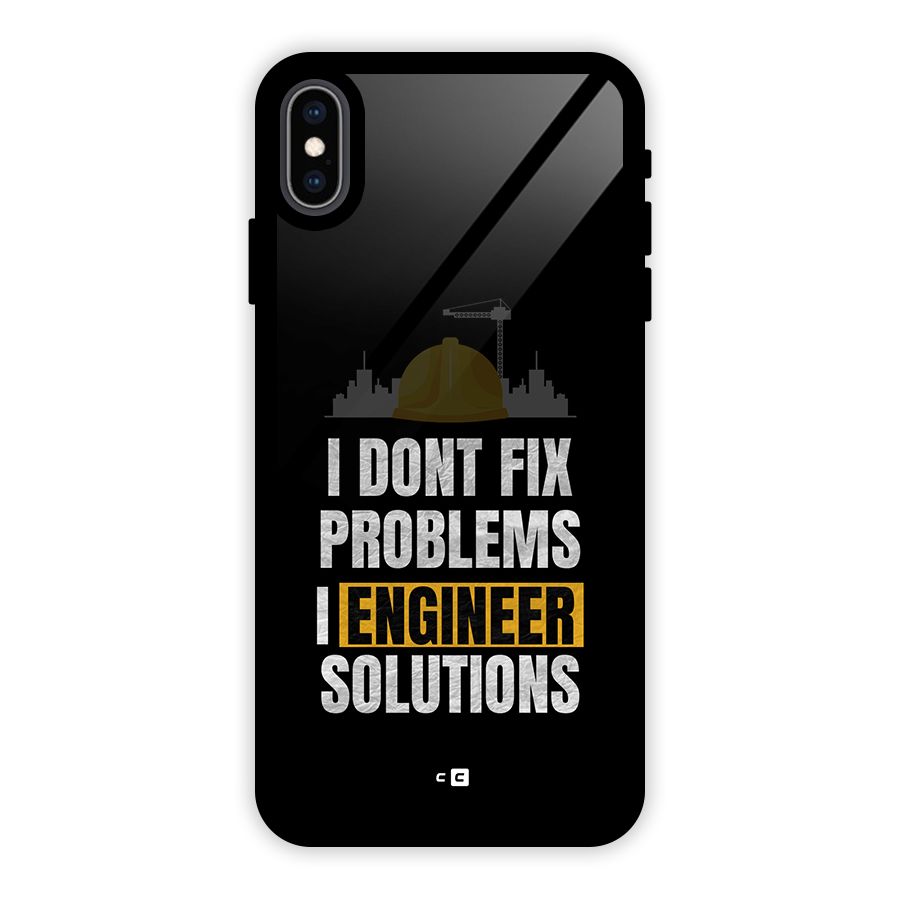 Engineer Solutions Glass Back Case for iPhone XS Max