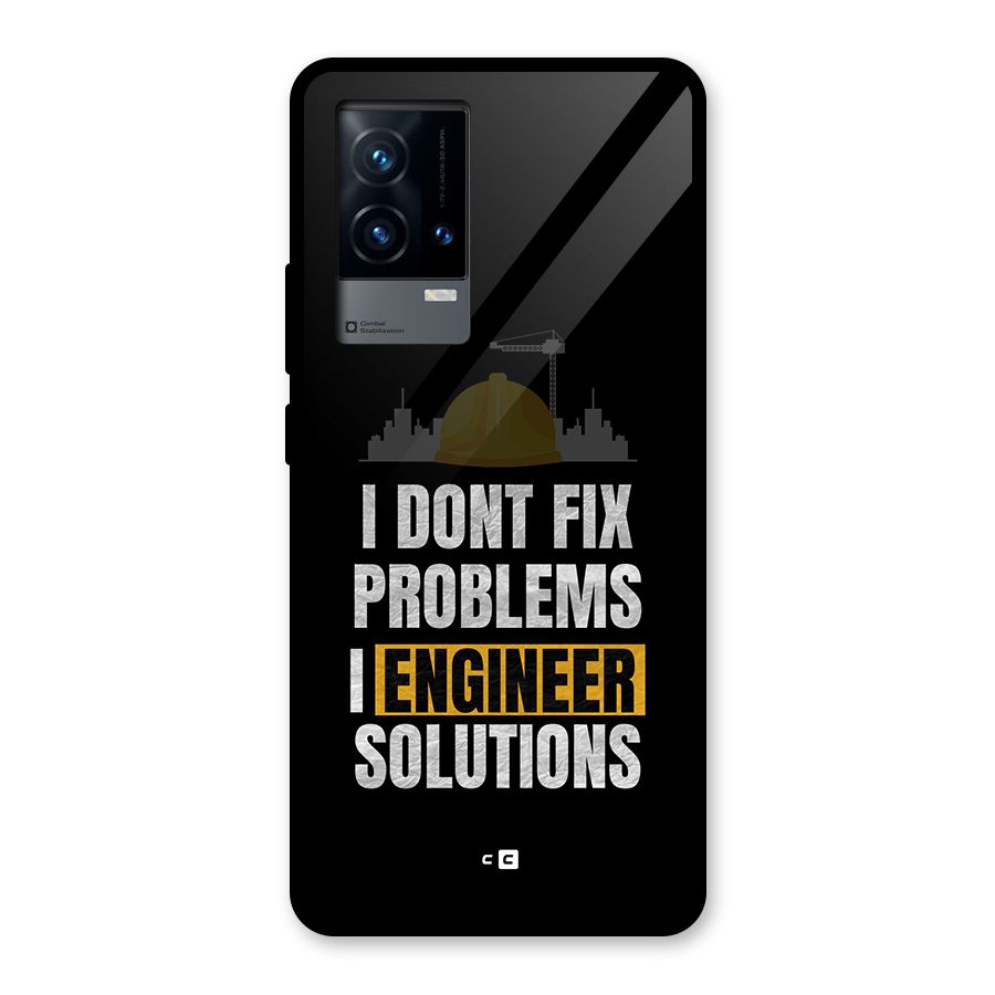 Engineer Solutions Glass Back Case for iQOO 9 5G