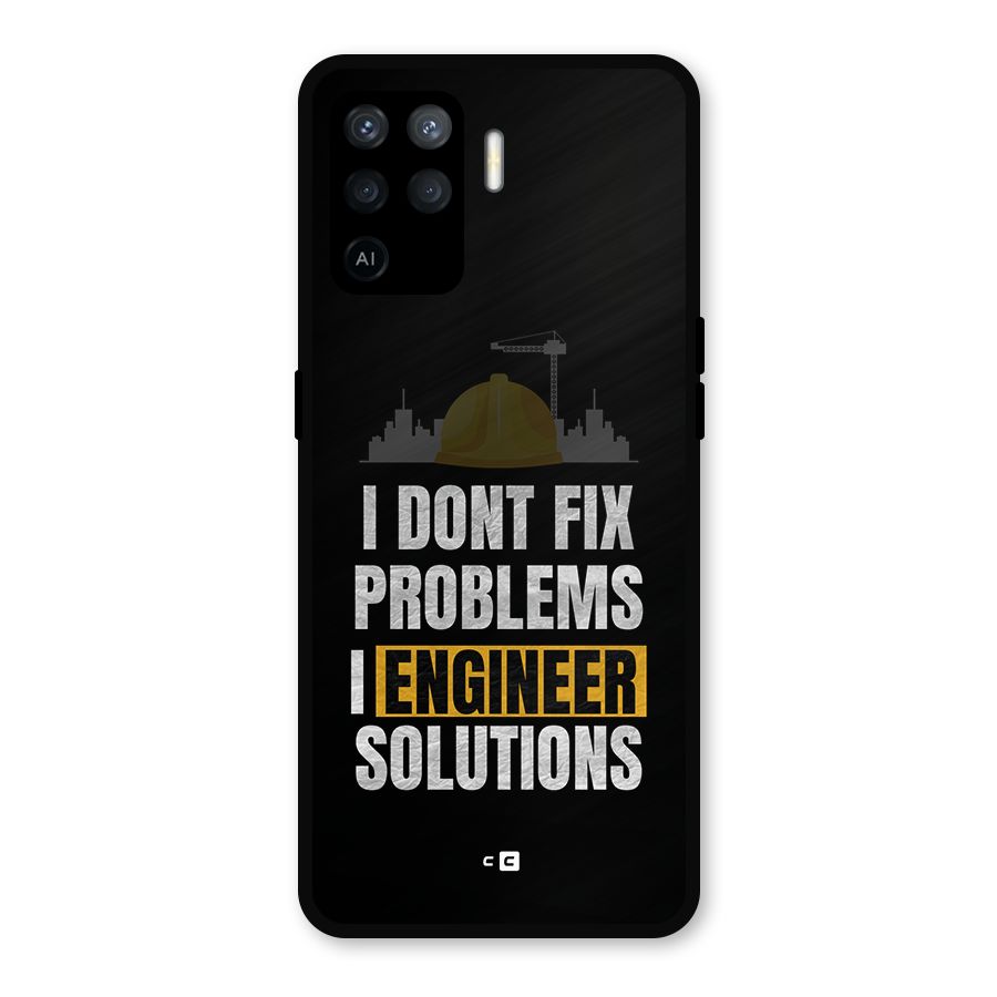 Engineer Solutions Metal Back Case for Oppo F19 Pro