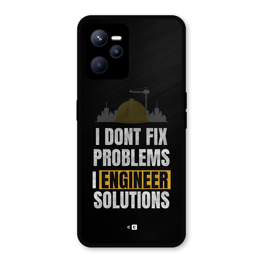 Engineer Solutions Metal Back Case for Realme C35