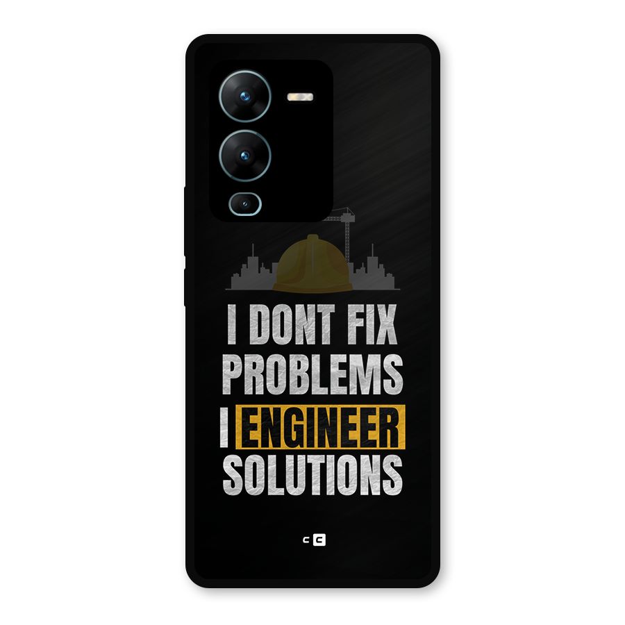 Engineer Solutions Metal Back Case for Vivo V25 Pro