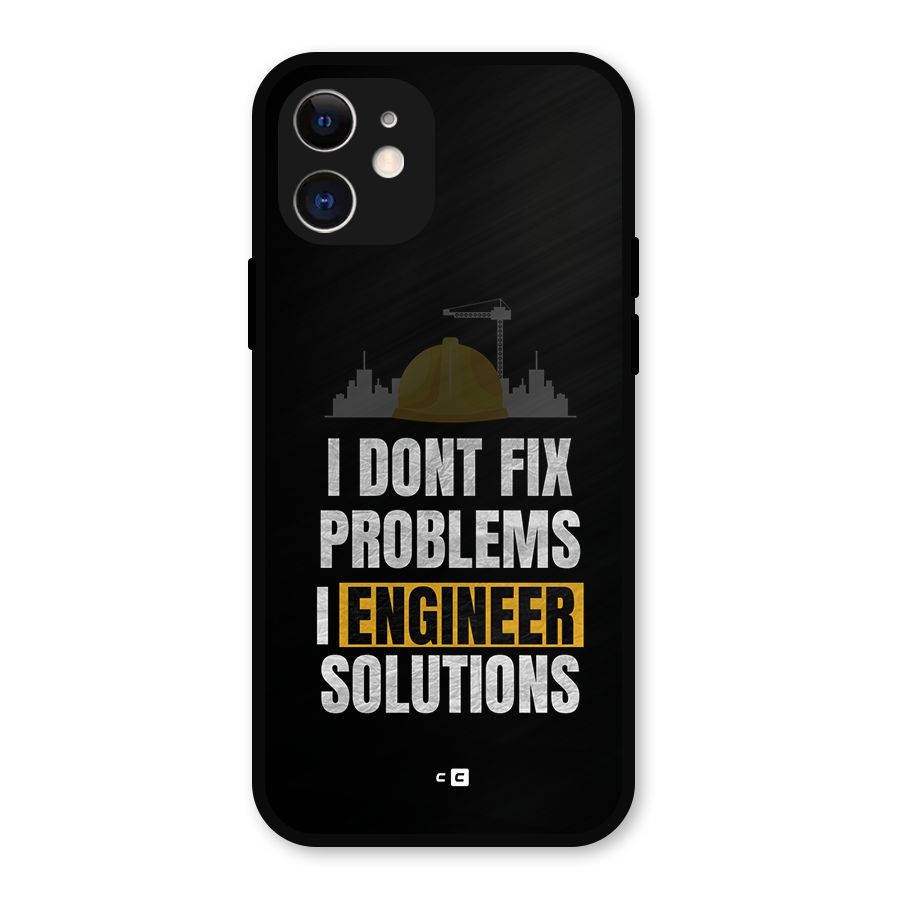Engineer Solutions Metal Back Case for iPhone 12
