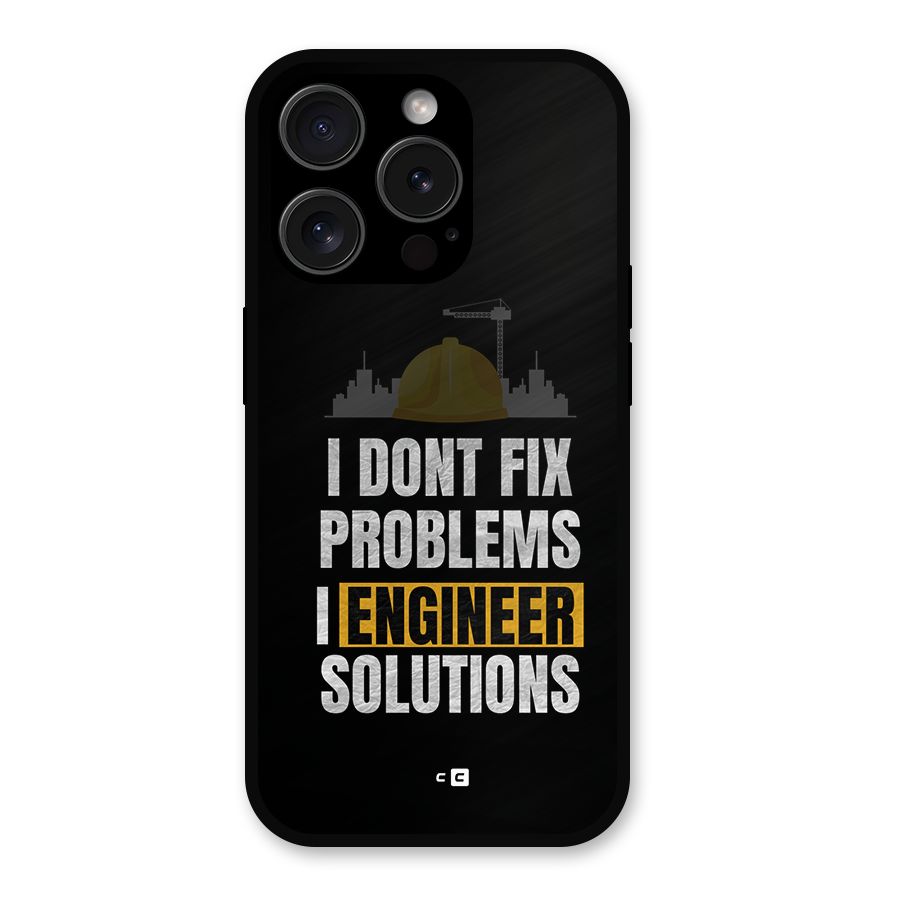 Engineer Solutions Metal Back Case for iPhone 15 Pro