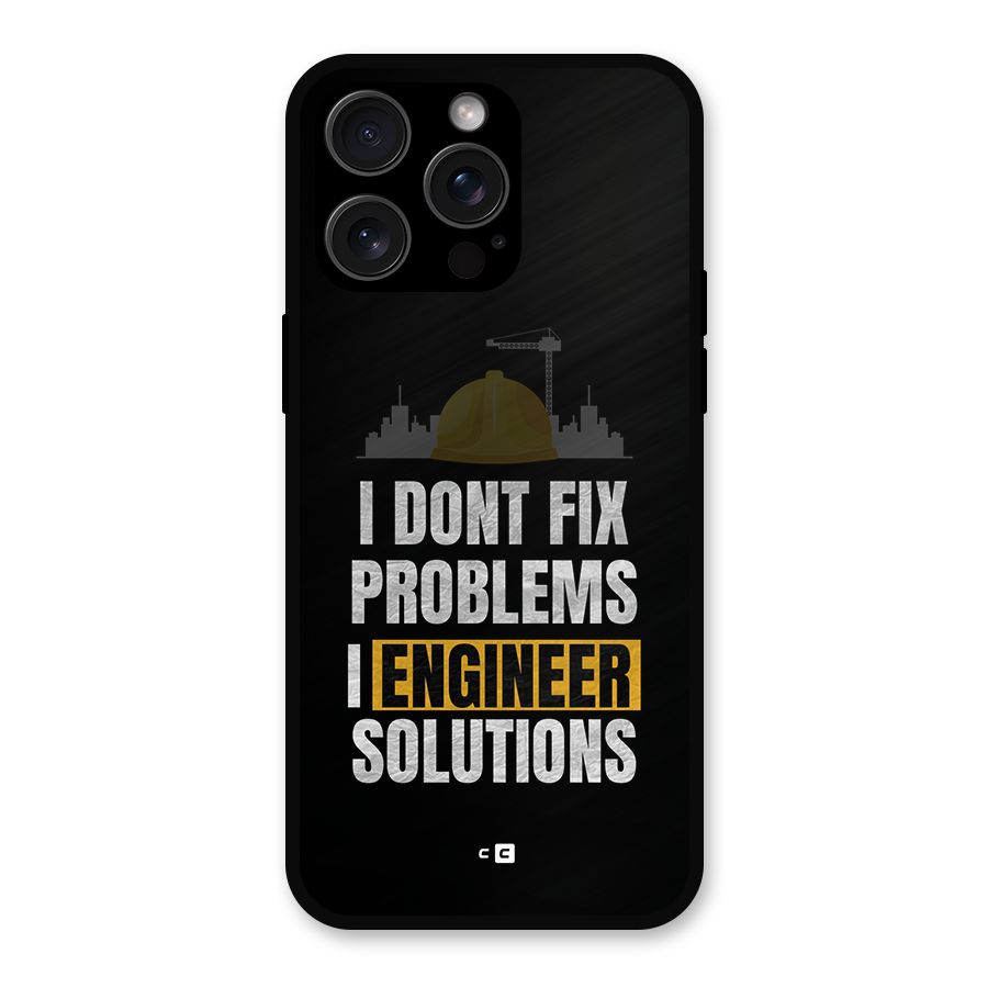 Engineer Solutions Metal Back Case for iPhone 15 Pro Max